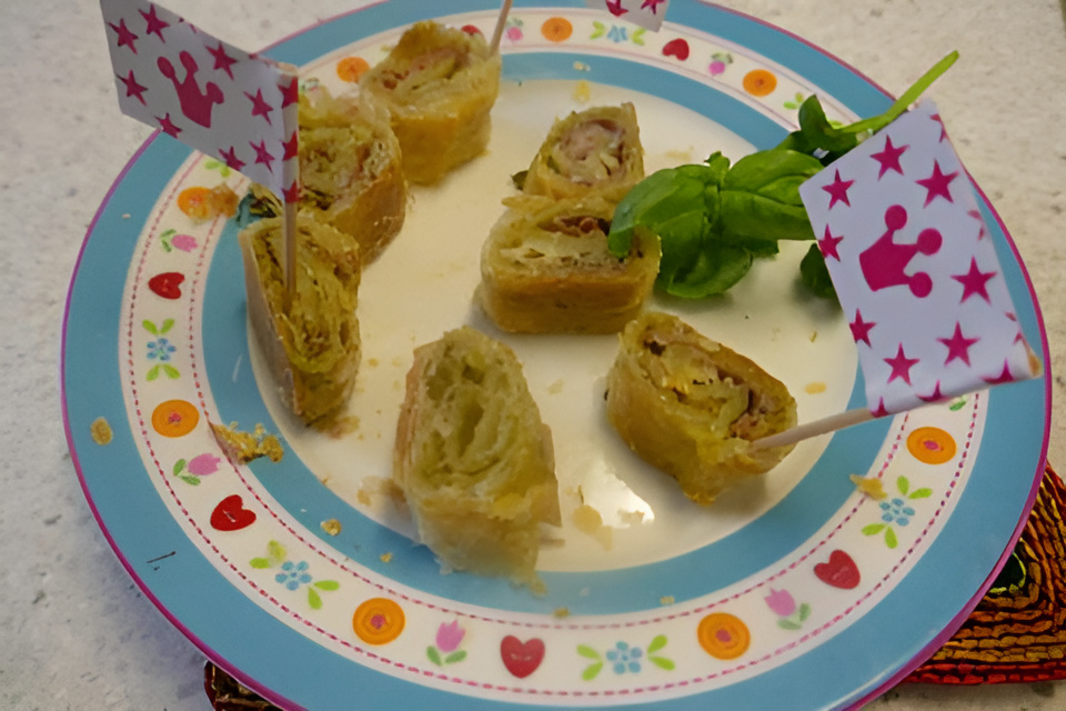 Zalig Italiaans bladerdeeghapje van mijn kleindochter.....ðŸ’—