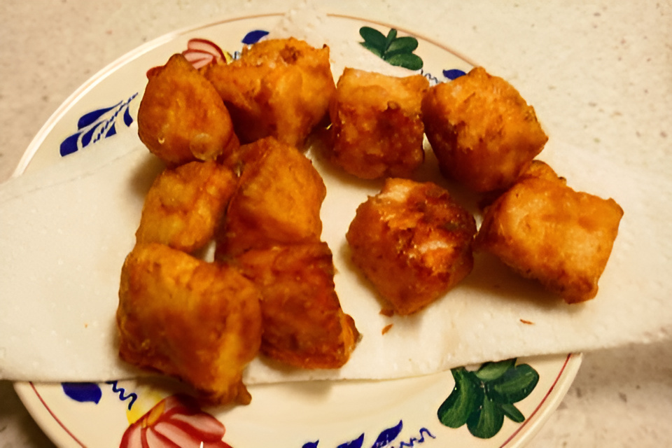 Zalm Kibbeling.