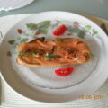 Gerookte zalm met Cognacdressing