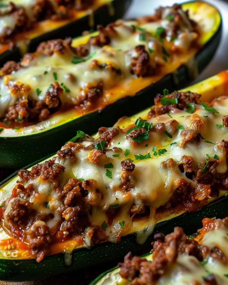 Bogna`s gevulde courgettes